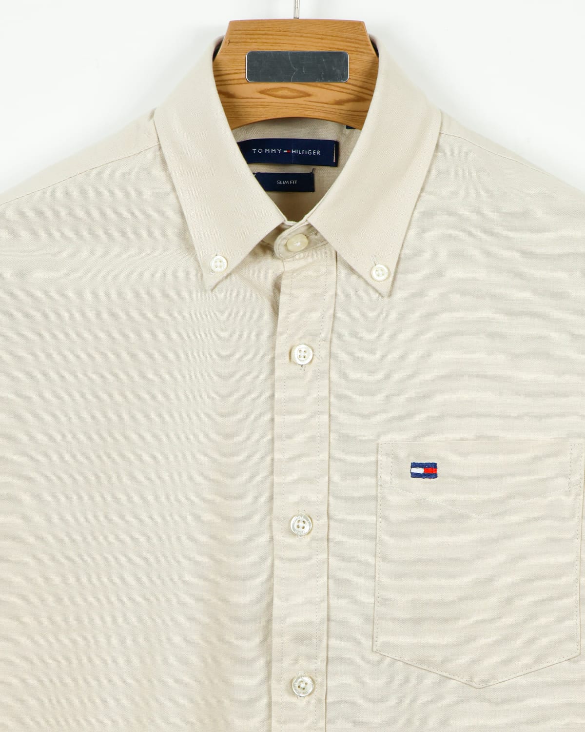 Premium Oxford Cotton Slim Fit Shirt | Biscuit